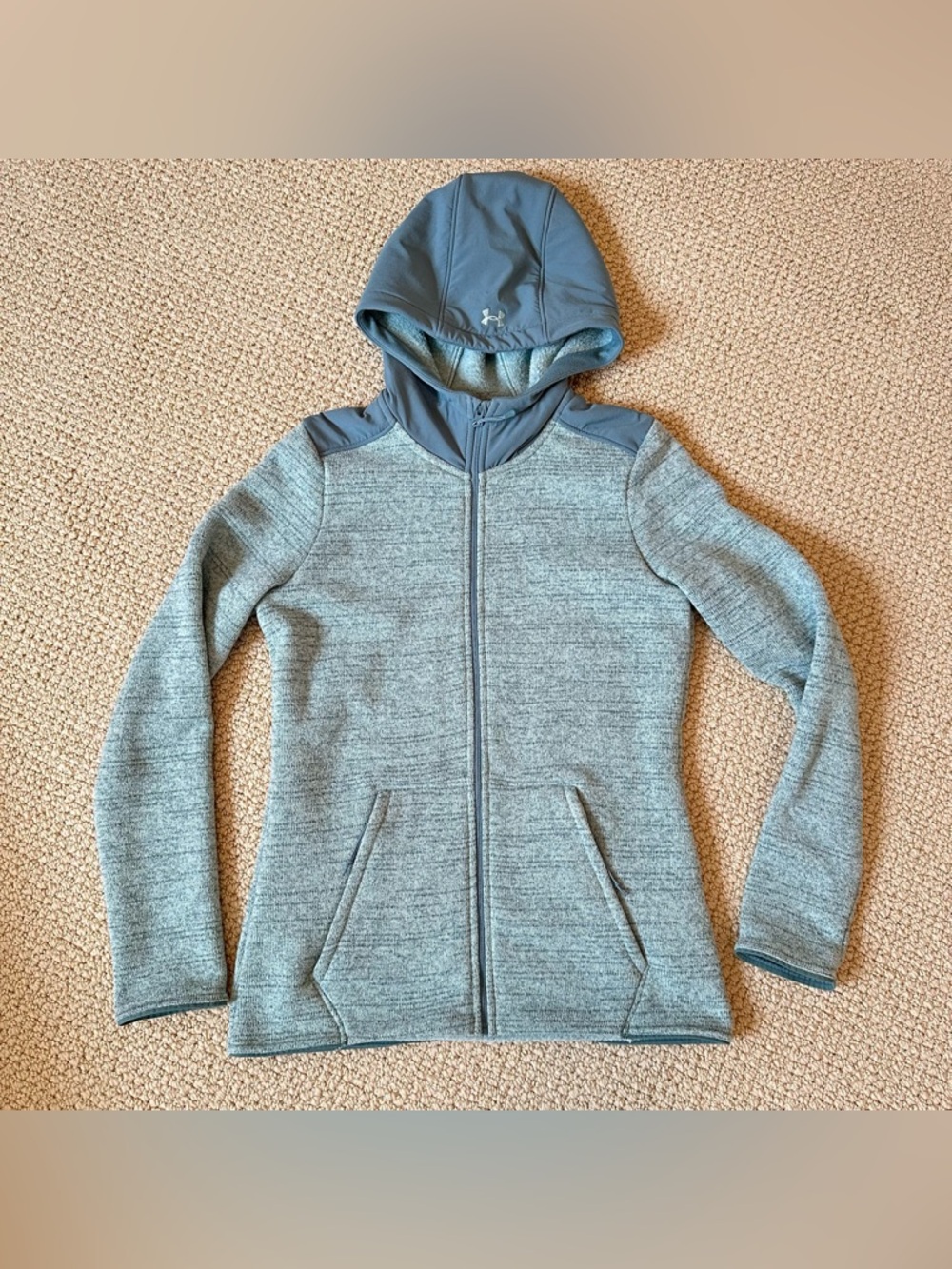 Under Armour Heathered Sage Full-Zip Hoodie